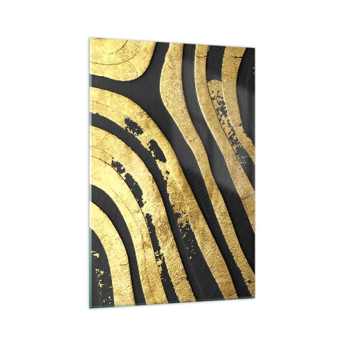 Obraz na skle - Vše plyne - 70x100 cm