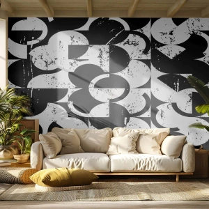 Fototapeta Premium Sand - Bílé je bílé a černé černé - Abstrakce, Kus, Grafika - 100x70 cm
