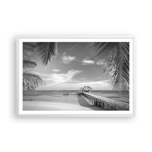 Plakát v bílém rámu - Vzpomínka nebo sen? - 91x61 cm