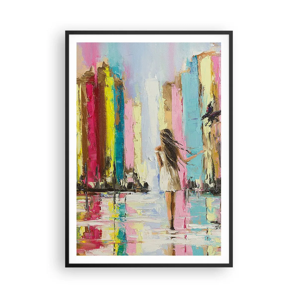 Plakát v černém rámu - Pojď se mnou - 70x100 cm