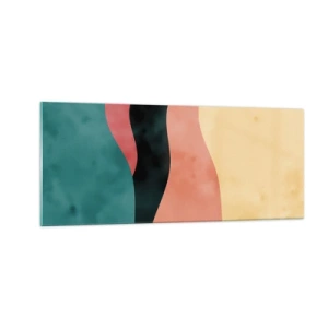 Obraz na skle - Kompatibilní nesoulad - 100x40 cm