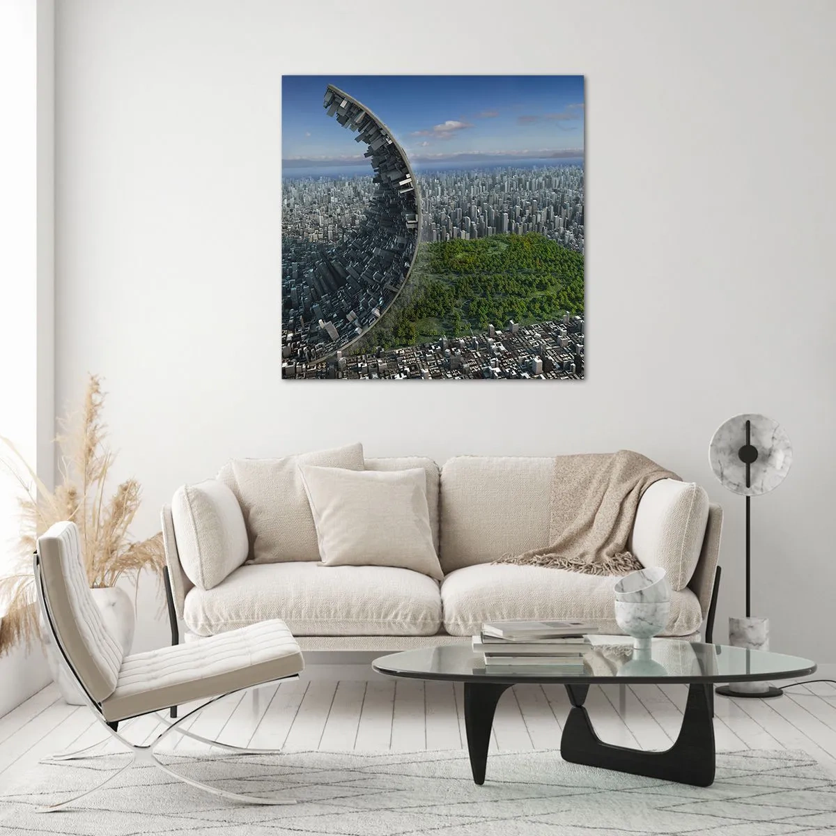 Obraz na skle - Příroda je věčná - 30x30 cm