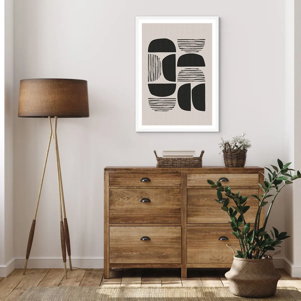 Plakát v bílém rámu - Polovičaté soustavy - 61x91 cm