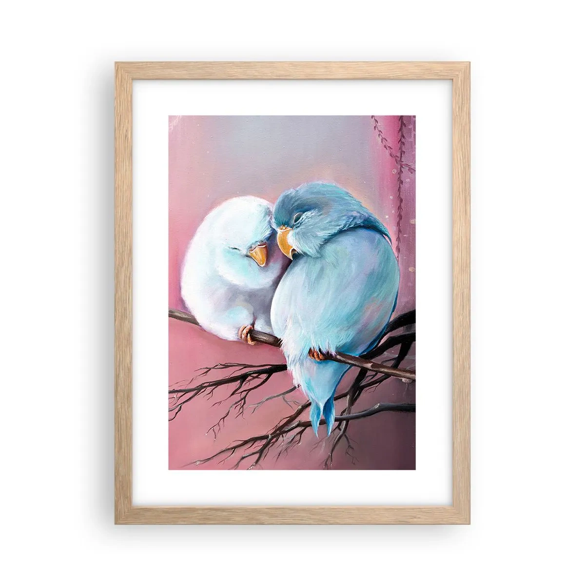 Plakát v rámu světlý dub - Co k tomu dodat?… - 30x40 cm