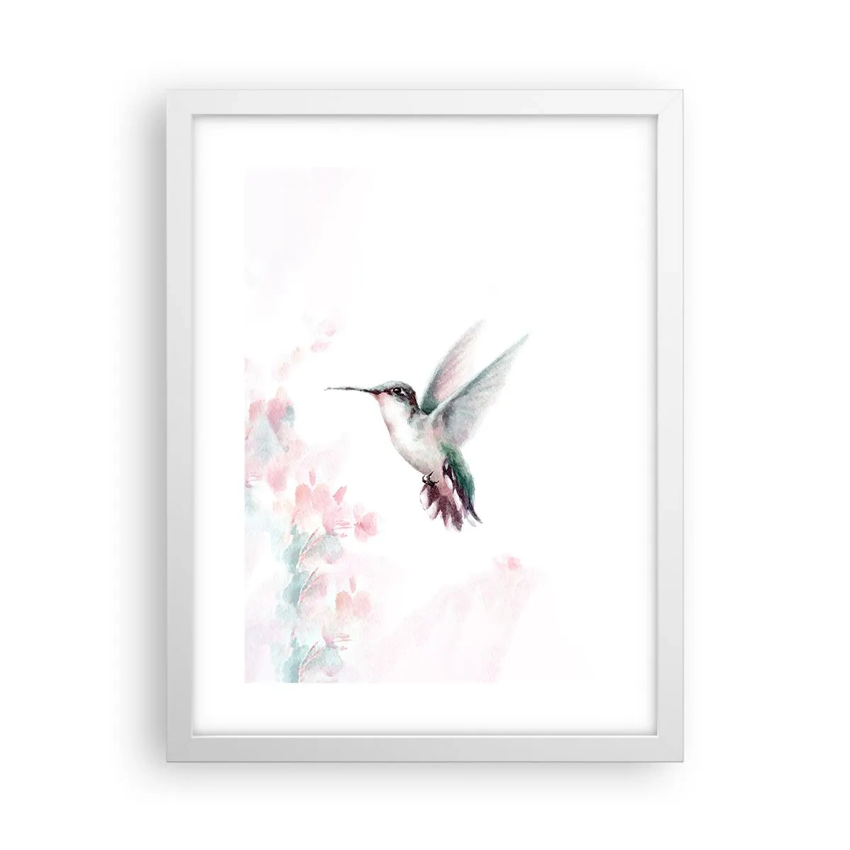 Plakát v bílém rámu - Mávání - 30x40 cm