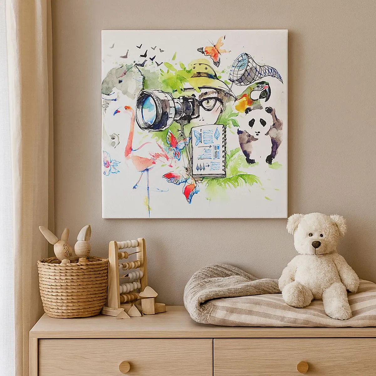 Obraz na plátně - Objektivem cestovatele - 30x30 cm