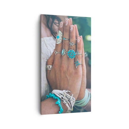 Obraz na plátně - Vítejte v centru bytí - 45x80 cm