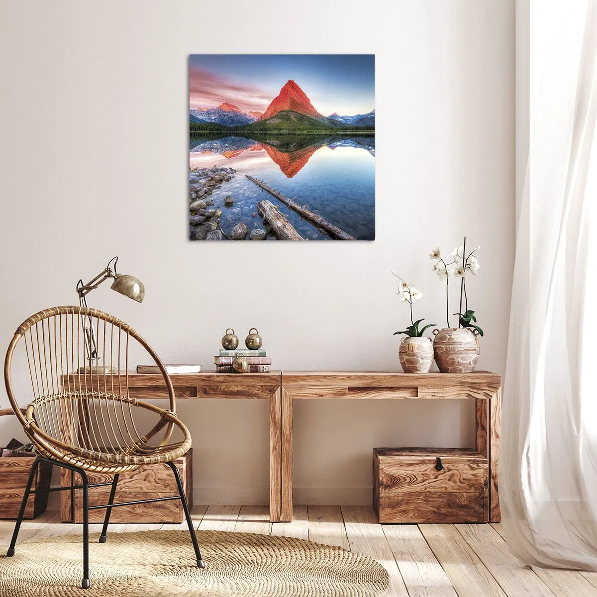Obraz na plátně - Teplo a chlad - 60x60 cm