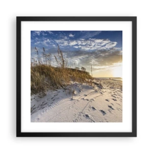 Plakát v černém rámu - Pozvánka na procházku - 40x40 cm