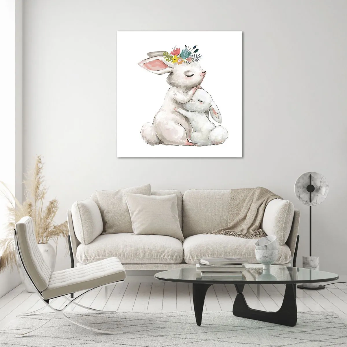 Obraz na skle - Nejlepší je u mámy - 60x60 cm