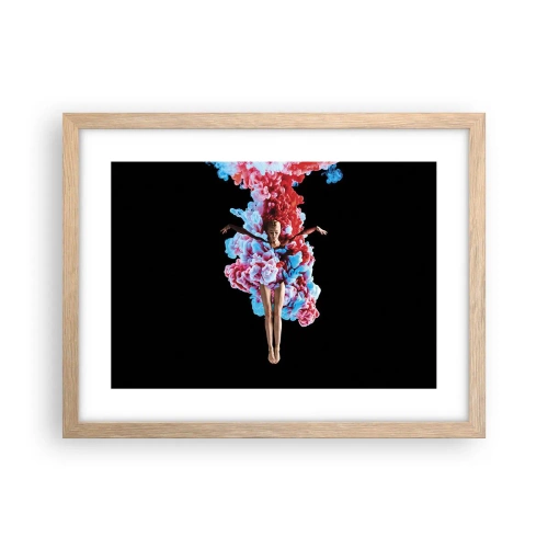 Plakát v rámu světlý dub - V plném květu - 40x30 cm