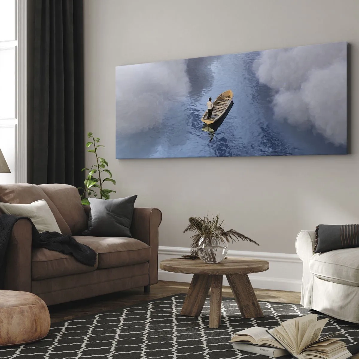Obraz na plátně - Život – cesta – nejistota - 100x40 cm