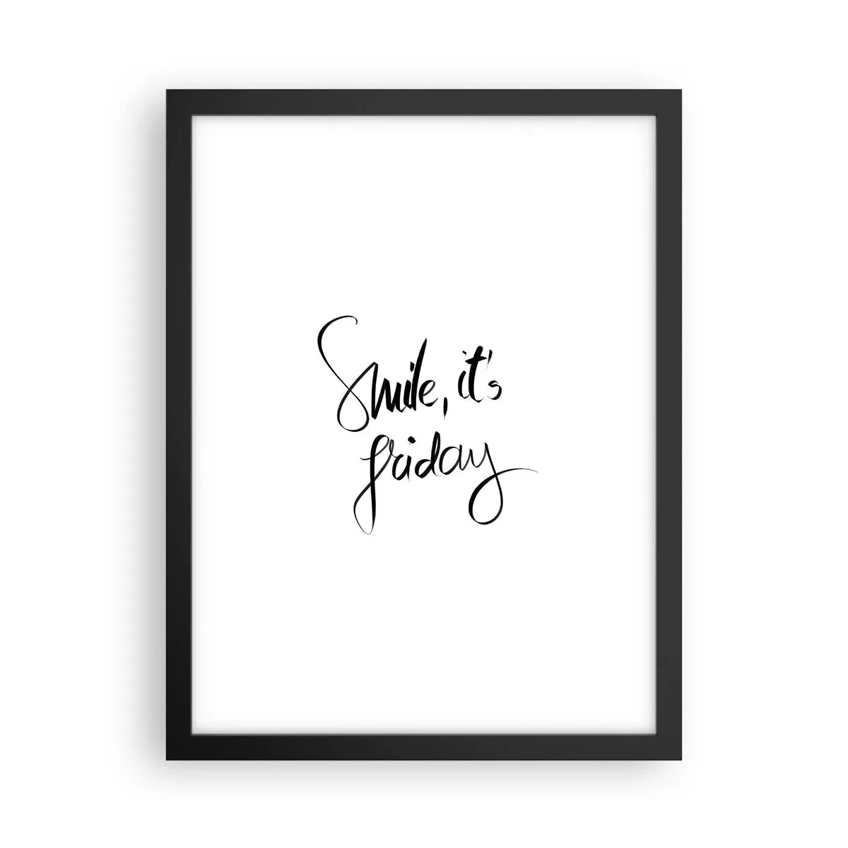 Plakát v černém rámu - Opravdová radost - 30x40 cm
