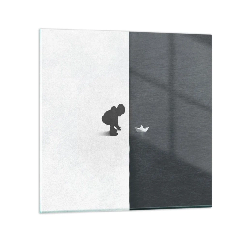 Obraz na skle - Velká výprava - 50x50 cm