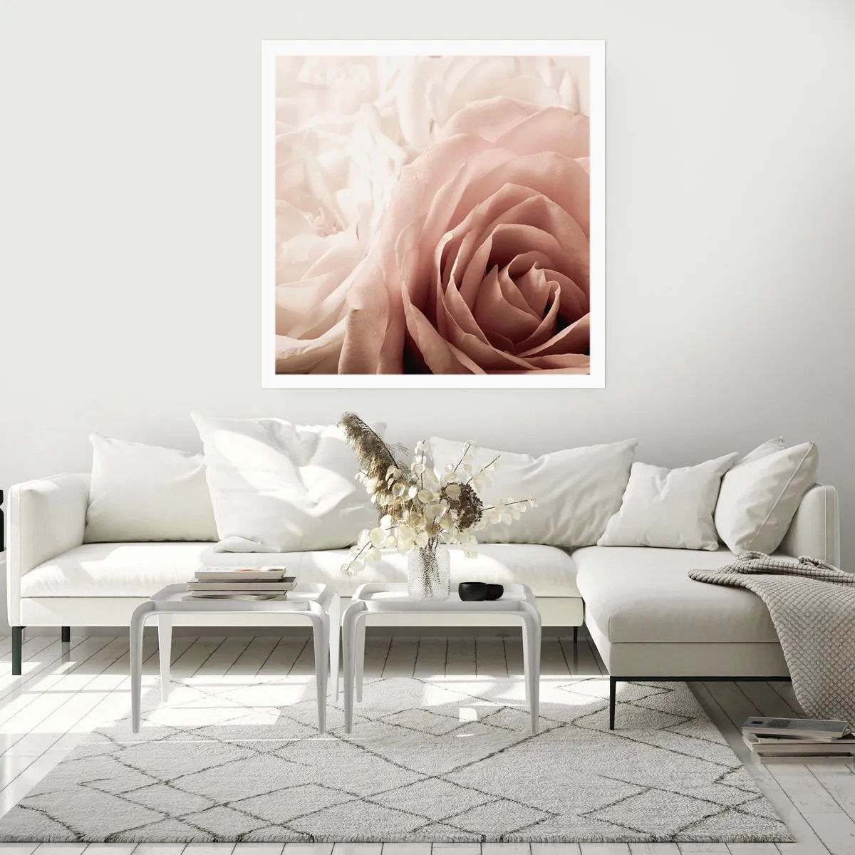 Plakát - V srdci růže - 50x50 cm