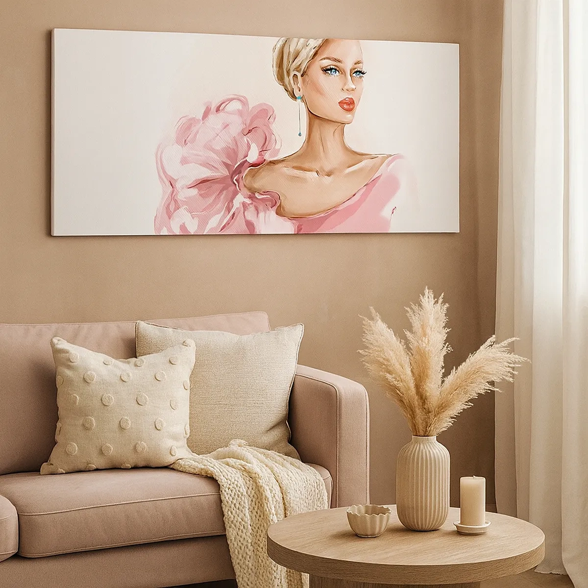 Obraz na plátně - Jako malovaná… - 30x30 cm