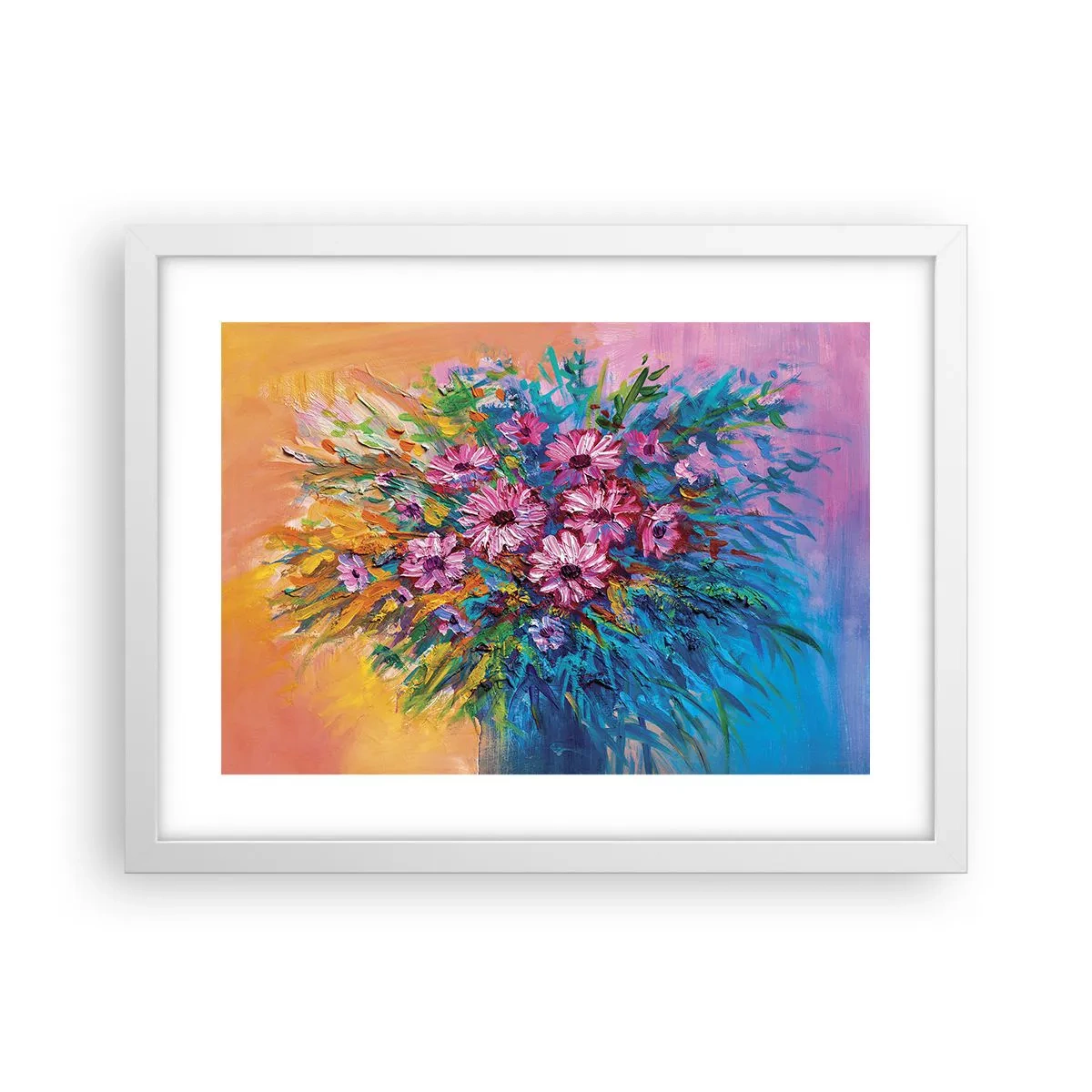 Plakát v bílém rámu - Energie života - 40x30 cm