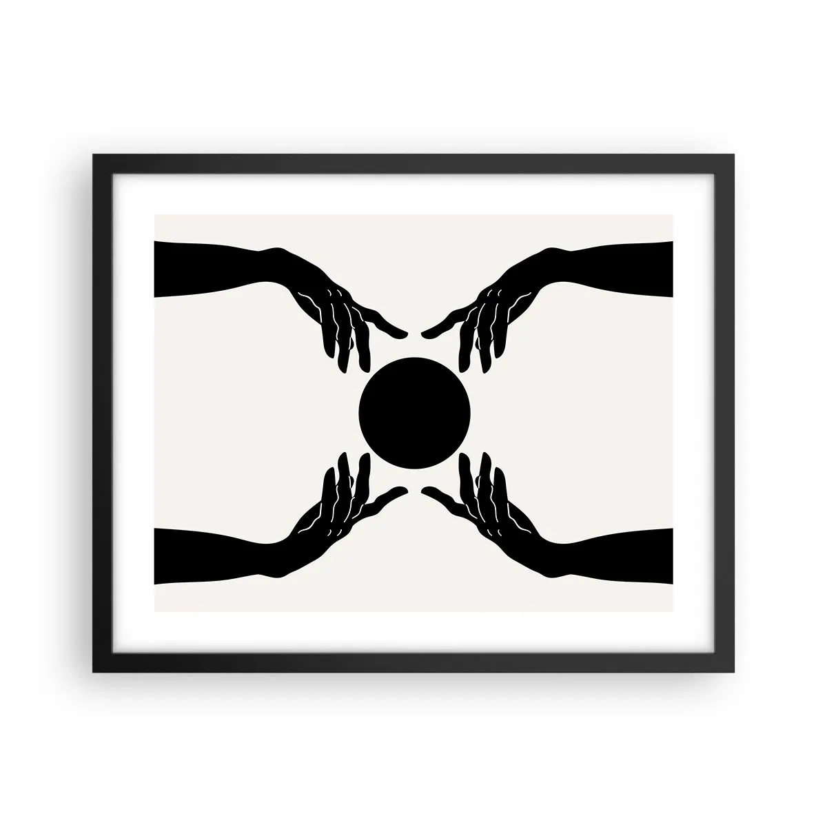 Plakát v černém rámu - Tajné znamení - 50x40 cm