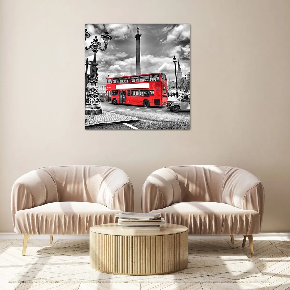 Obraz na skle - Skutečné krevní řečiště města - 60x60 cm