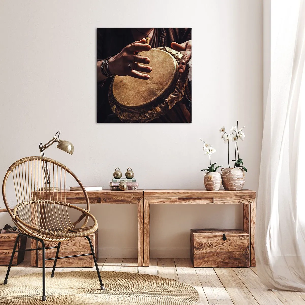 Obraz na plátně - V rytmu srdce - 70x70 cm