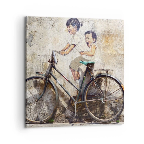 Obraz na plátně - Pravda nebo klam? - 60x60 cm