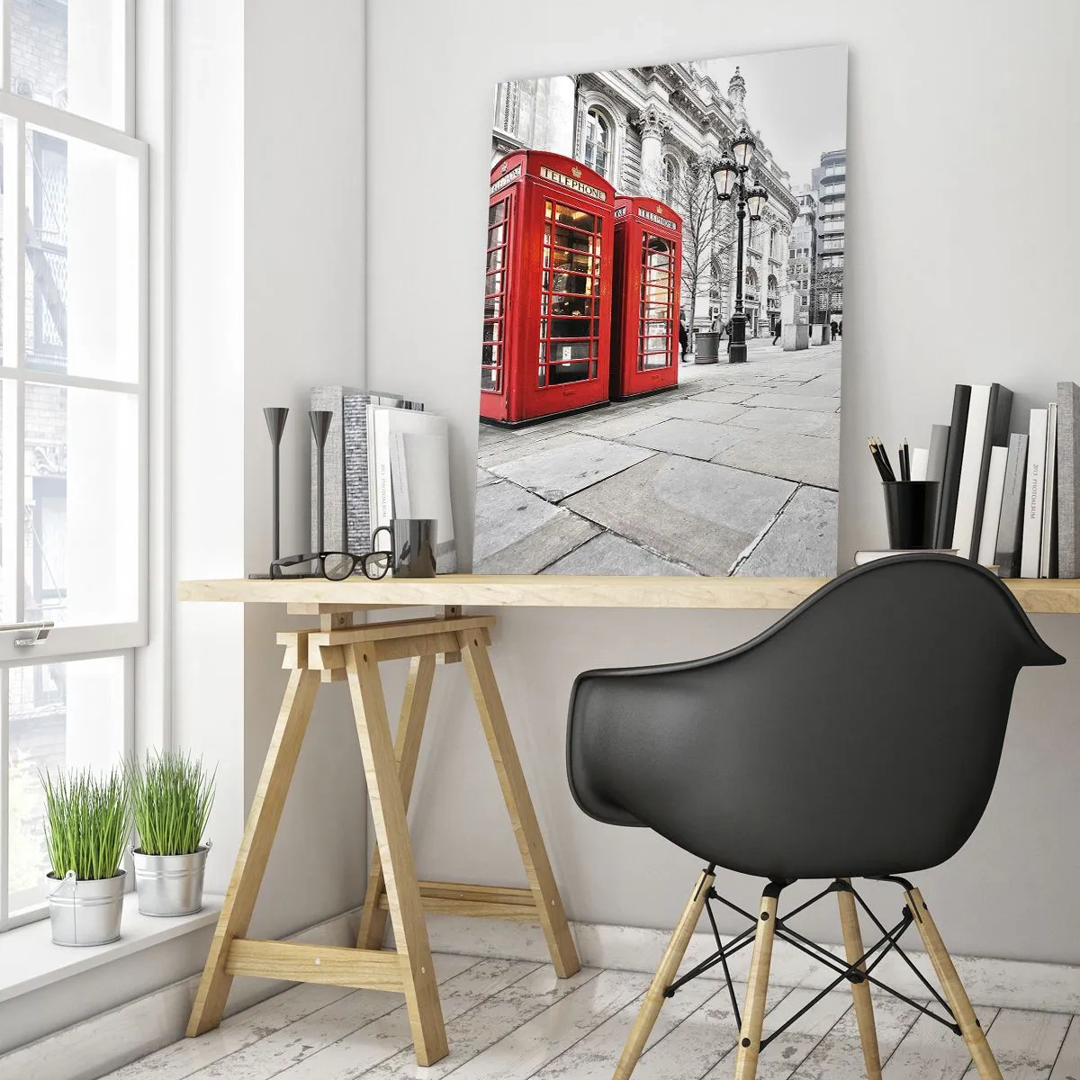 Obraz na skle - Welcome to London - 50x70 cm