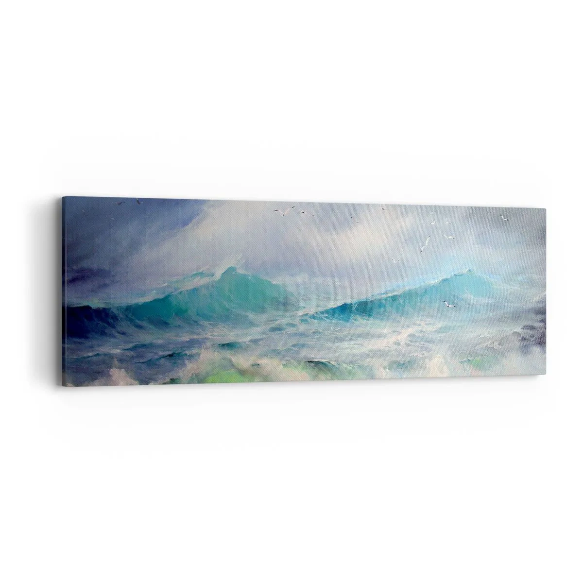 Obraz na plátně - „Vichřice zavyla triumfálně…“ - 90x30 cm