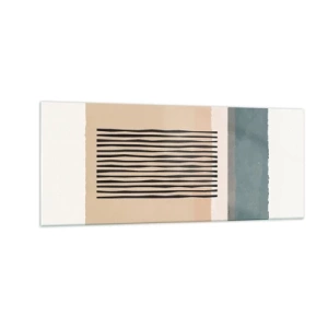 Obraz na skle - Všechno v pořádku - 100x40 cm