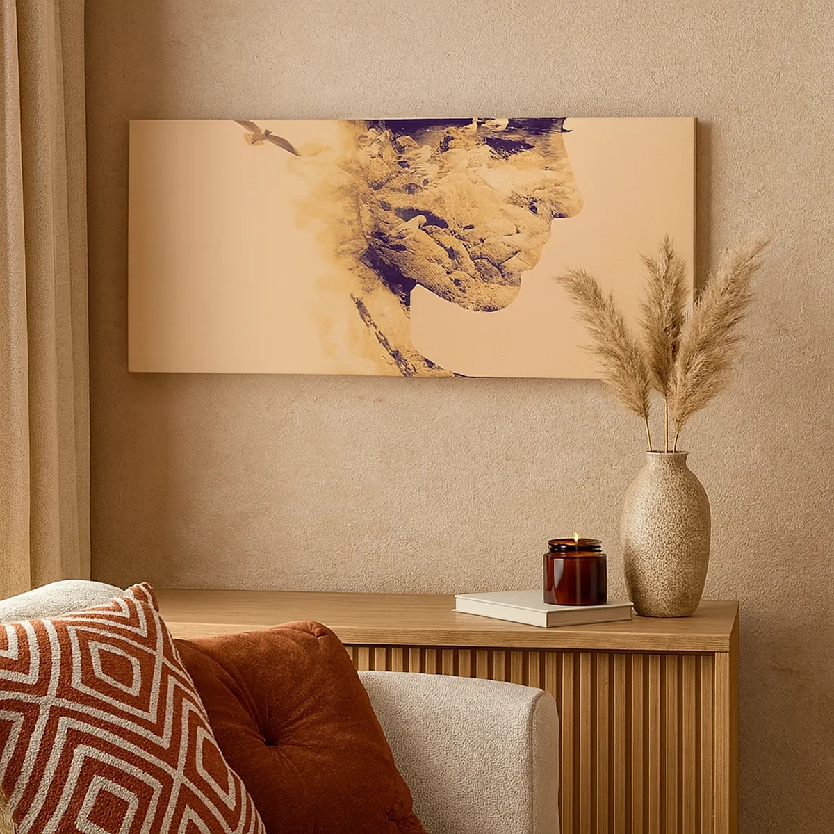 Obraz na plátně - Krásná od přírody - 30x30 cm