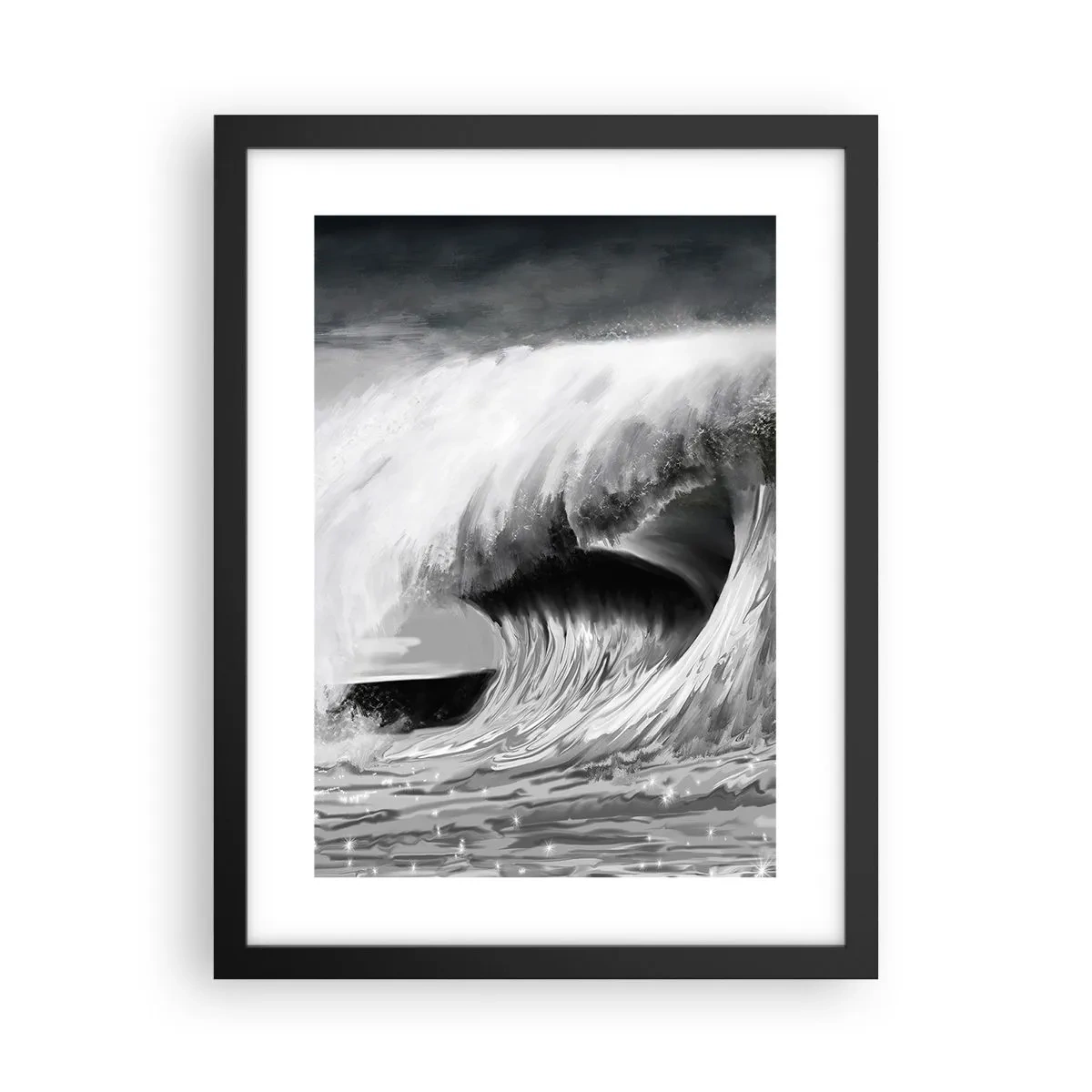 Plakát v černém rámu - Hněv oceánu - 30x40 cm