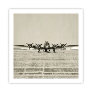 Plakát - Jako vždy připraven - 60x60 cm