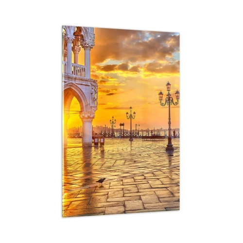 Obraz na skle - Kde jsou všichni? - 80x120 cm