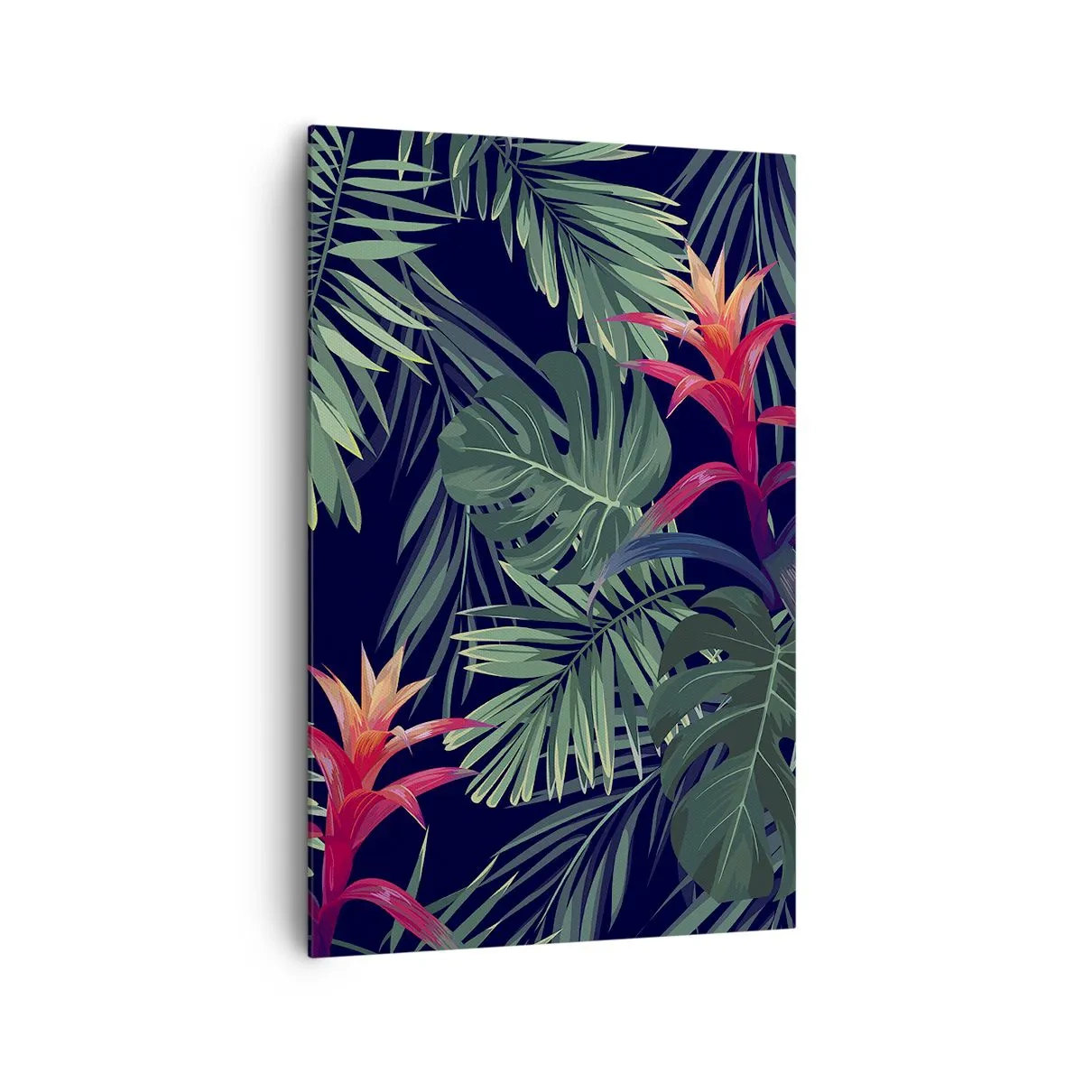 Obraz na plátně - Vzplanout v zeleném - 80x120 cm