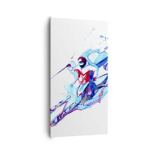 Obraz na plátně - Šílený spěch k radosti - 65x120 cm