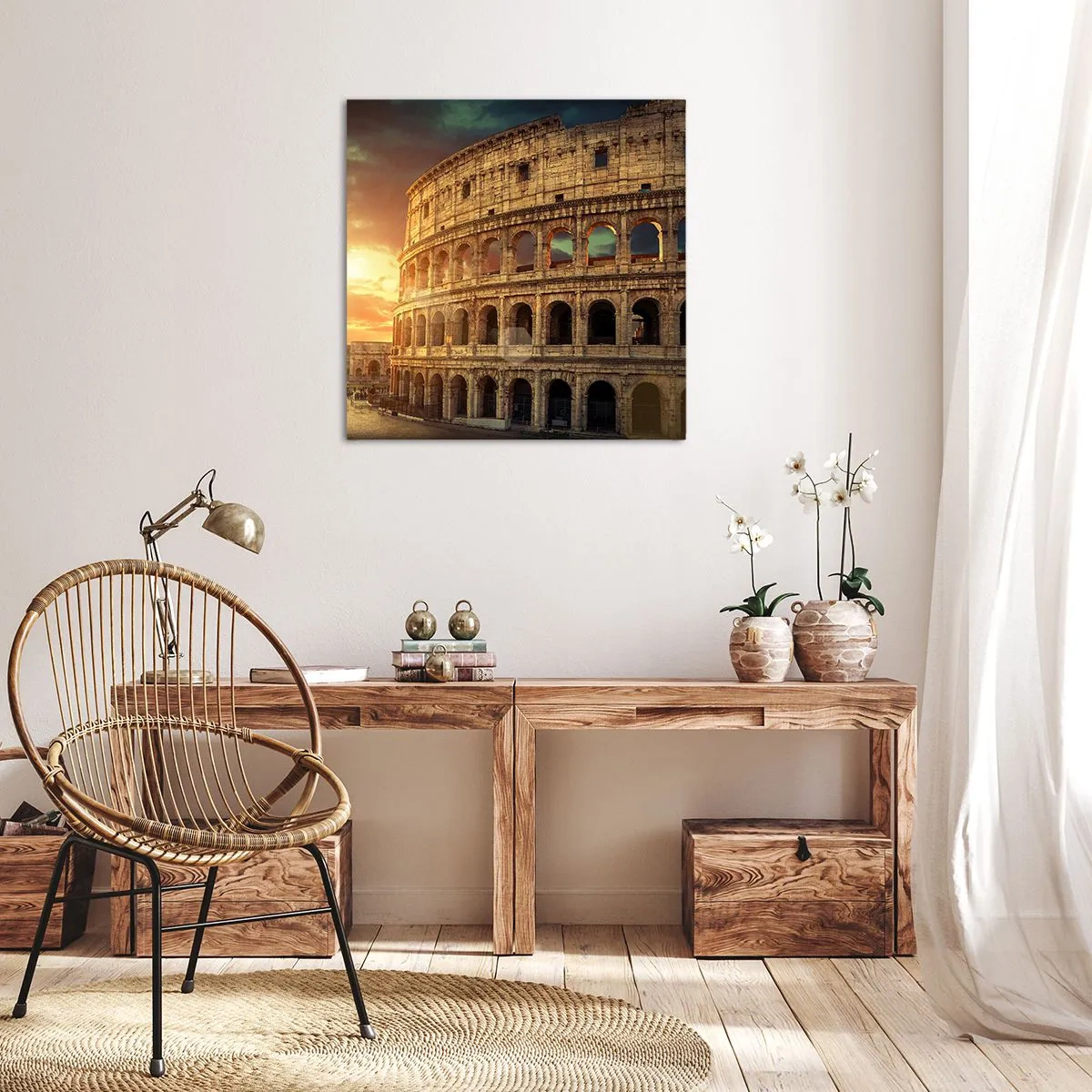 Obraz na plátně - Kolosální dojem - 70x70 cm