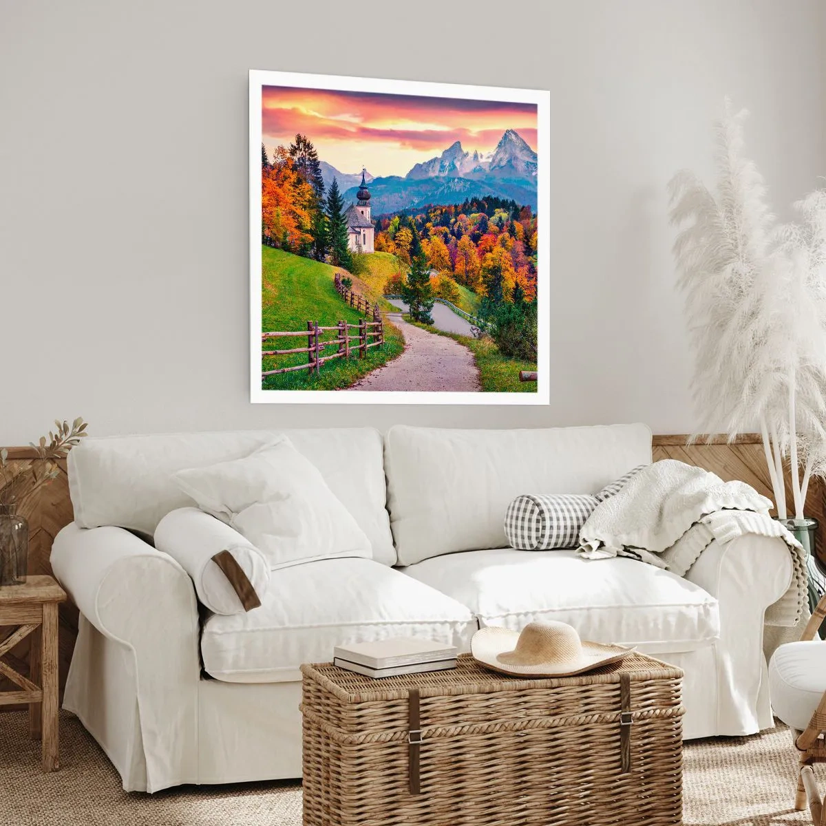 Plakát - Naprosto ideální krajina - 60x60 cm