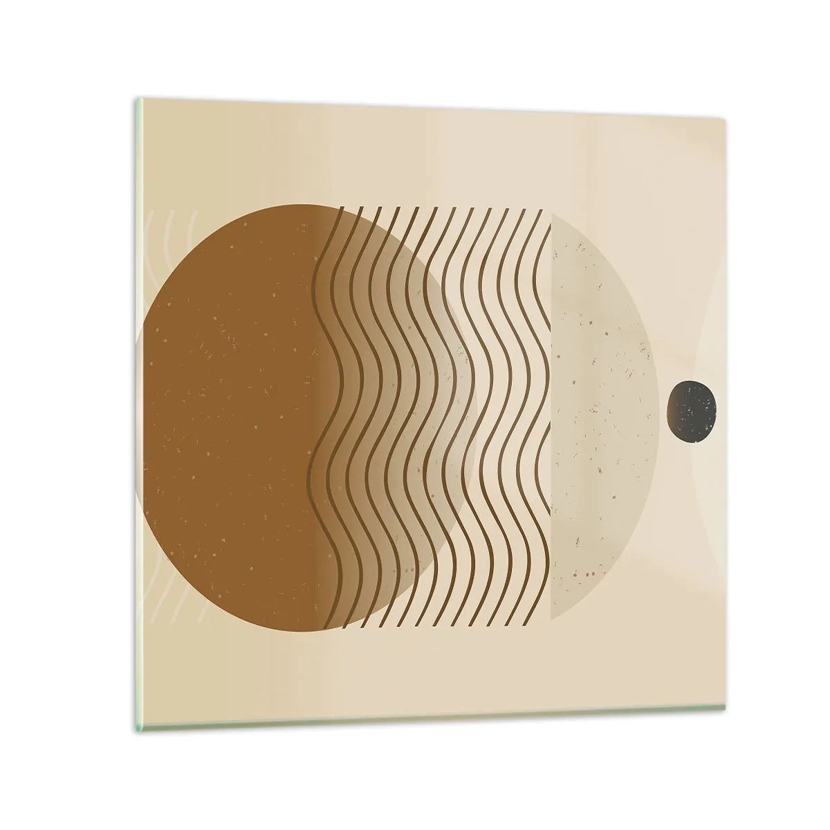 Obraz na skle - O původu geometrických obrazců - 40x40 cm