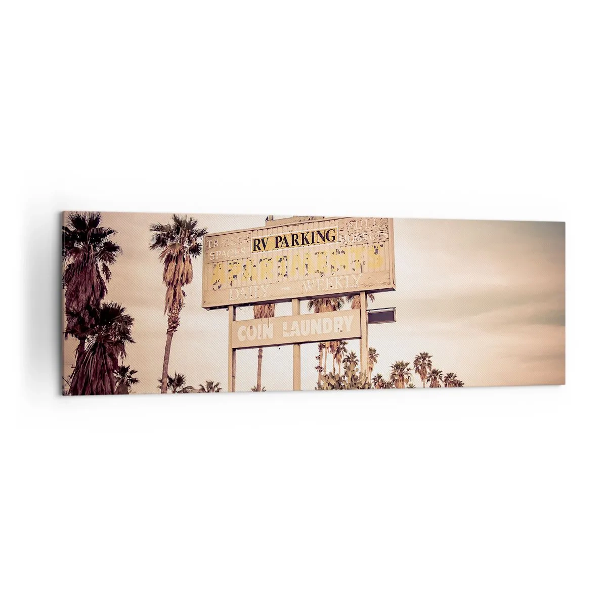 Obraz na plátně - Zde se zastavil čas - 160x50 cm