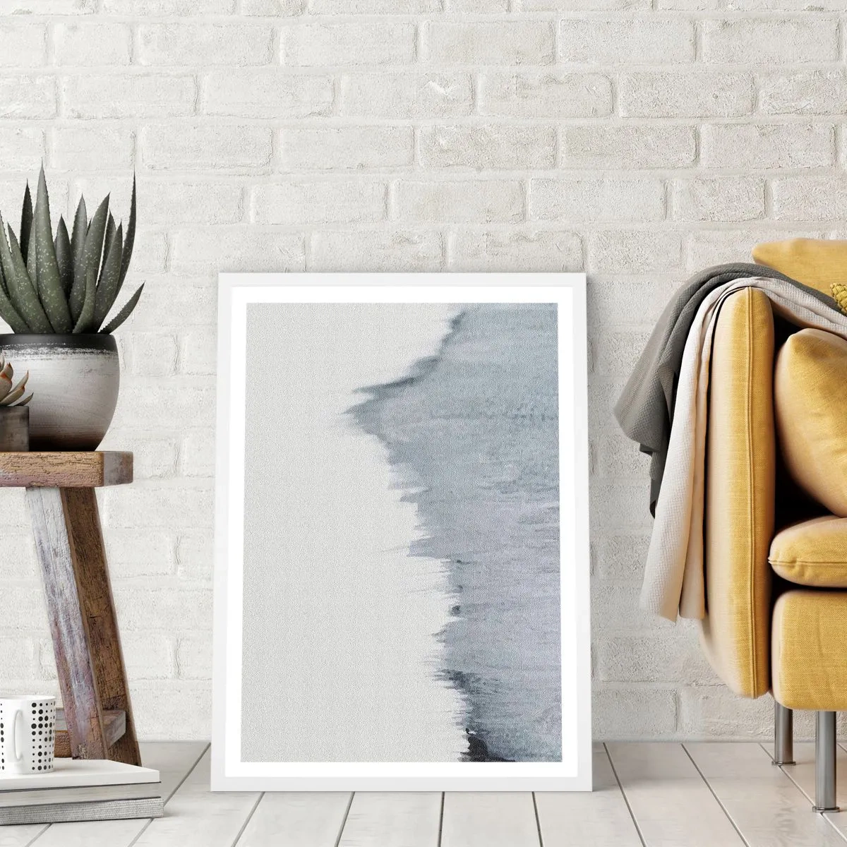 Plakát v bílém rámu - Tajemný záznam - 50x70 cm