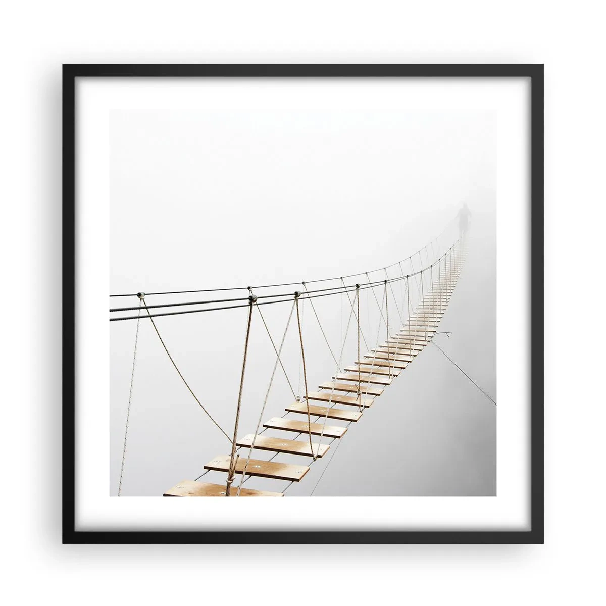 Plakát v černém rámu - Kam vás zavede? - 50x50 cm