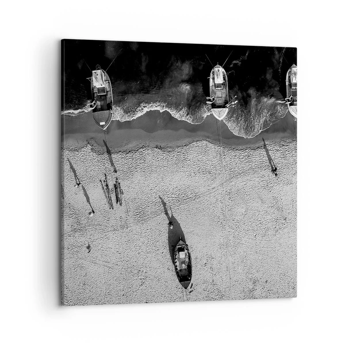 Obraz na plátně - Ještě na břehu… - 50x50 cm