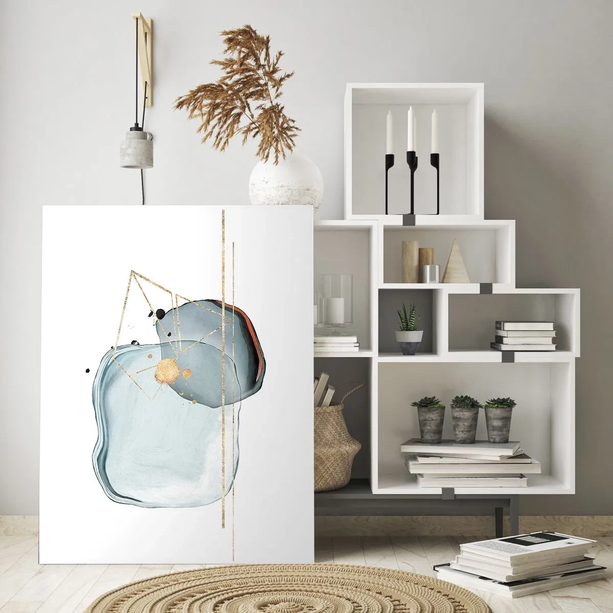 Obraz na skle - Studie kapky - 80x120 cm