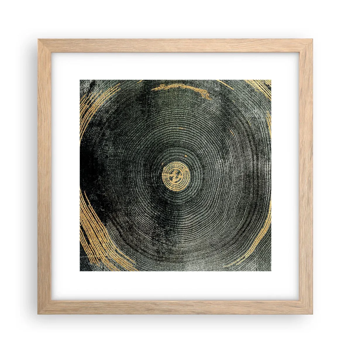 Plakát v rámu světlý dub - Změna a udržitelnost - 30x30 cm