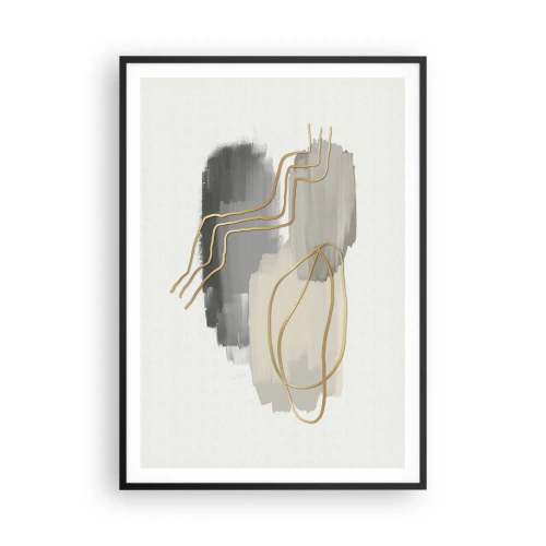 Plakát v černém rámu - Trvání a pohyb - 70x100 cm