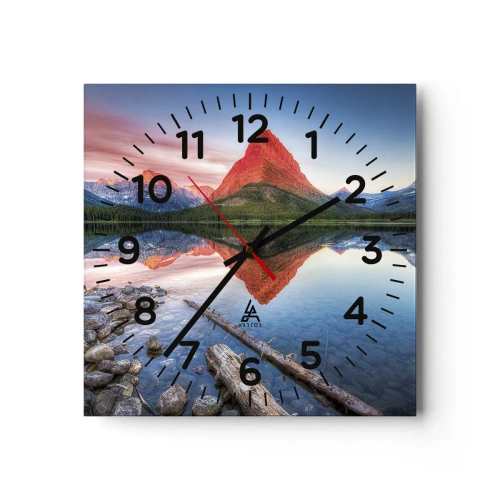 Nástěnné hodiny - Teplo a chlad - 30x30 cm