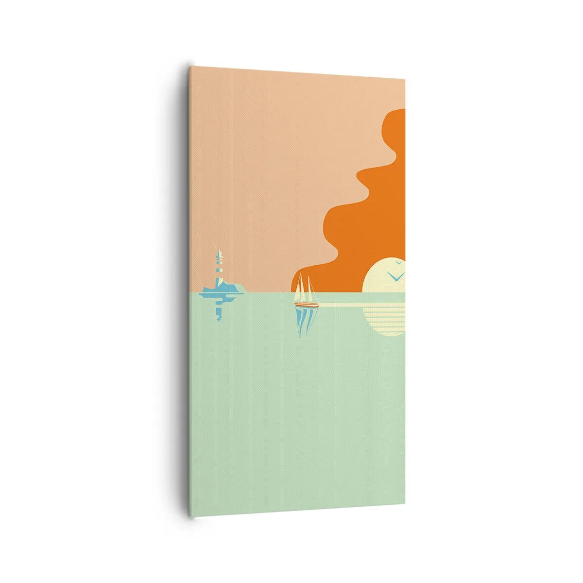 Obraz na plátně - Dokonalá mořská krajina - 65x120 cm