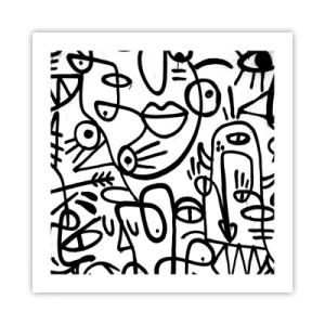 Plakát - Tváře a přeludy - 50x50 cm