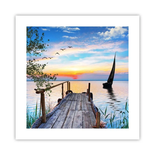 Plakát - Dobrý večer - 40x40 cm