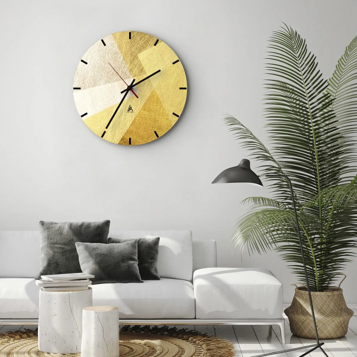 Nástěnné hodiny - Počasí geometrie - 30x30 cm