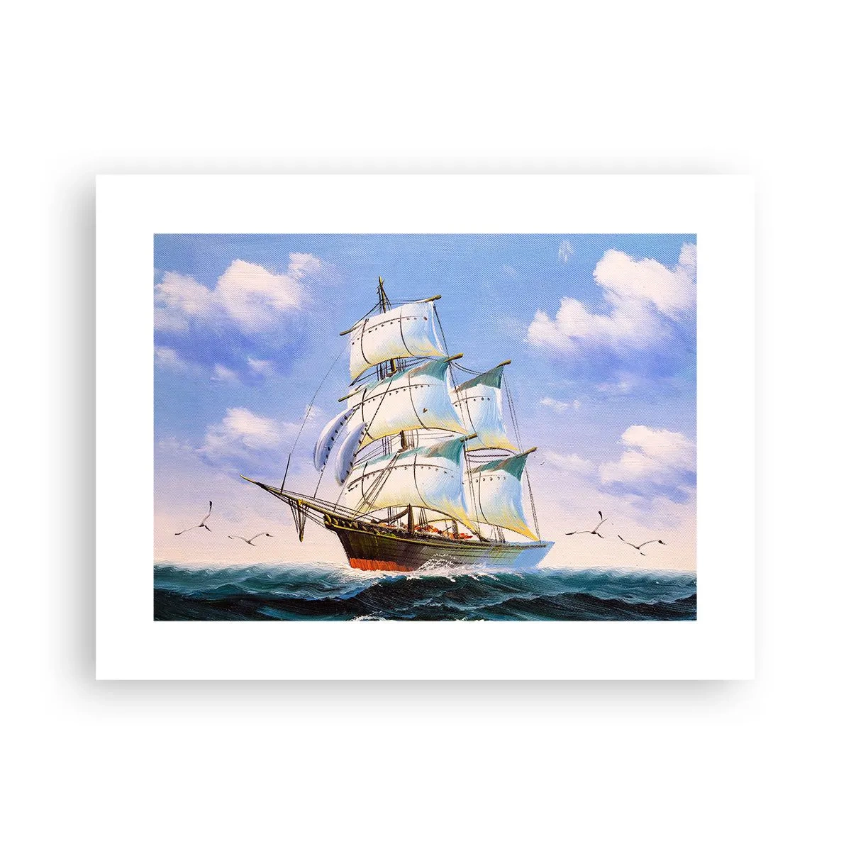 Plakát - Hrdě s větrem - 40x30 cm